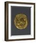 Gold Denarius of Heraclius, Byzantine Emperor, Recto, Byzantine Coins, 7th Century-null-Framed Premium Giclee Print