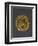 Gold Denarius of Heraclius, Byzantine Emperor, Recto, Byzantine Coins, 7th Century-null-Framed Premium Giclee Print