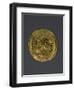 Gold Denarius of Heraclius, Byzantine Emperor, Recto, Byzantine Coins, 7th Century-null-Framed Premium Giclee Print