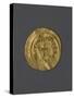 Gold Denarius of Heraclius, Byzantine Emperor, Verso, Byzantine Coins, 7th Century-null-Stretched Canvas