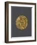 Gold Denarius of Heraclius, Byzantine Emperor, Verso, Byzantine Coins, 7th Century-null-Framed Premium Giclee Print