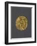 Gold Denarius of Heraclius, Byzantine Emperor, Verso, Byzantine Coins, 7th Century-null-Framed Premium Giclee Print