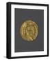 Gold Denarius of Heraclius, Byzantine Emperor, Verso, Byzantine Coins, 7th Century-null-Framed Giclee Print