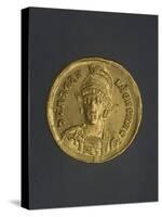 Gold Denarius of Honorius, Byzantine Emperor, Recto, Byzantine Coins, 5th Century-null-Stretched Canvas