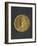 Gold Denarius of Honorius, Byzantine Emperor, Recto, Byzantine Coins, 5th Century-null-Framed Giclee Print