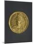 Gold Denarius of Honorius, Byzantine Emperor, Recto, Byzantine Coins, 5th Century-null-Mounted Giclee Print