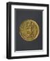 Gold Denarius of Honorius, Byzantine Emperor, Verso, Byzantine Coins, 5th Century-null-Framed Premium Giclee Print