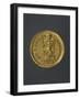 Gold Denarius of Honorius, Byzantine Emperor, Verso, Byzantine Coins, 5th Century-null-Framed Giclee Print