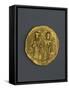 Gold Denarius of Romano III Angiro, Byzantine Emperor, Recto, Byzantine Coins, 11th Century-null-Framed Stretched Canvas