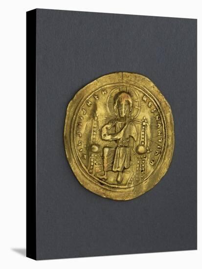 Gold Denarius of Romano III Angiro, Byzantine Emperor, Recto, Byzantine Coins, 11th Century-null-Stretched Canvas