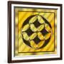 Gold Design 12-Art Deco Designs-Framed Giclee Print