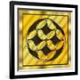 Gold Design 12-Art Deco Designs-Framed Giclee Print