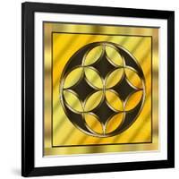 Gold Design 12-Art Deco Designs-Framed Giclee Print