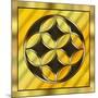 Gold Design 12-Art Deco Designs-Mounted Giclee Print