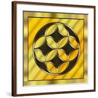 Gold Design 12-Art Deco Designs-Framed Giclee Print