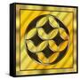 Gold Design 12-Art Deco Designs-Framed Stretched Canvas