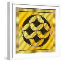 Gold Design 12-Art Deco Designs-Framed Giclee Print