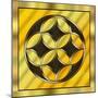 Gold Design 12-Art Deco Designs-Mounted Giclee Print