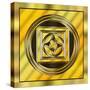 Gold Design 13-Art Deco Designs-Stretched Canvas