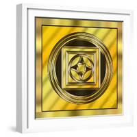 Gold Design 13-Art Deco Designs-Framed Giclee Print