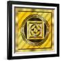 Gold Design 13-Art Deco Designs-Framed Giclee Print