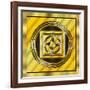 Gold Design 13-Art Deco Designs-Framed Giclee Print