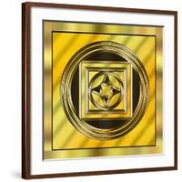 Gold Design 13-Art Deco Designs-Framed Giclee Print