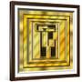 Gold Design 15-Art Deco Designs-Framed Giclee Print