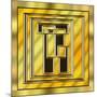 Gold Design 15-Art Deco Designs-Mounted Giclee Print