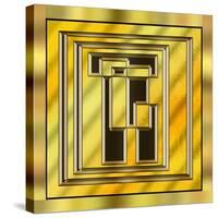 Gold Design 15-Art Deco Designs-Stretched Canvas