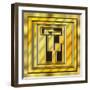 Gold Design 15-Art Deco Designs-Framed Giclee Print