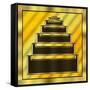 Gold Design 16-Art Deco Designs-Framed Stretched Canvas