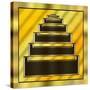 Gold Design 16-Art Deco Designs-Stretched Canvas