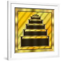 Gold Design 16-Art Deco Designs-Framed Giclee Print