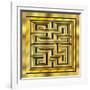 Gold Design 17-Art Deco Designs-Framed Giclee Print