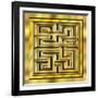 Gold Design 17-Art Deco Designs-Framed Giclee Print