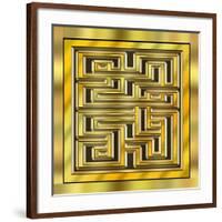 Gold Design 17-Art Deco Designs-Framed Giclee Print