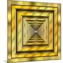 Gold Design 19-Art Deco Designs-Mounted Giclee Print