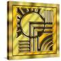 Gold Design 1-Art Deco Designs-Stretched Canvas