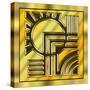 Gold Design 1-Art Deco Designs-Stretched Canvas