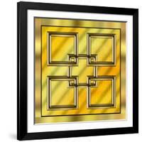 Gold Design 2-Art Deco Designs-Framed Giclee Print