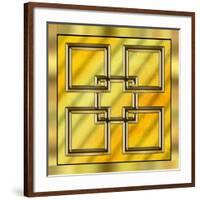 Gold Design 2-Art Deco Designs-Framed Giclee Print