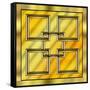 Gold Design 2-Art Deco Designs-Framed Stretched Canvas