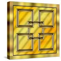 Gold Design 2-Art Deco Designs-Stretched Canvas