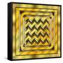 Gold Design 4-Art Deco Designs-Framed Stretched Canvas