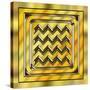 Gold Design 4-Art Deco Designs-Stretched Canvas