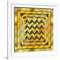 Gold Design 4-Art Deco Designs-Framed Giclee Print