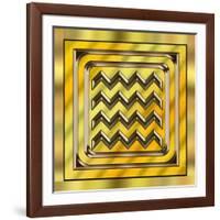 Gold Design 4-Art Deco Designs-Framed Giclee Print