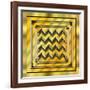 Gold Design 4-Art Deco Designs-Framed Giclee Print