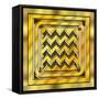 Gold Design 4-Art Deco Designs-Framed Stretched Canvas